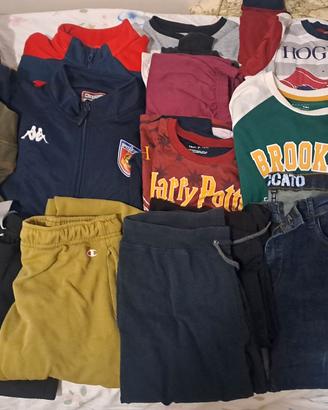 stock abbigliamento bambino 8/10 anni