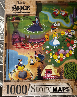 Puzzle Clementoni Alice Story Maps 1000 pz nuovo