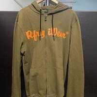 Felpa Refrigiwear con zip e cappuccio