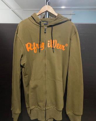 Felpa Refrigiwear con zip e cappuccio