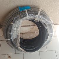 Tubo pieghevole in pvc autoestinguente.