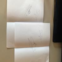 Firma di Antoine Bernede e quella di Sandi Lovric