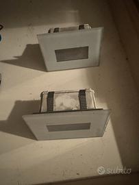 2 lampade segnapasso led Lombardo LL643C3