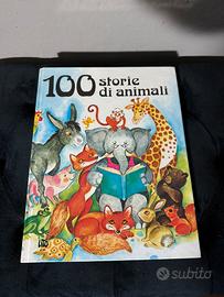 Libro Vintage Bambini "100 Storie di Animali"
