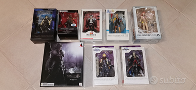 Final Fantasy e Kingdom Hearts Play Arts