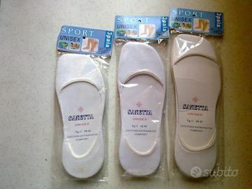 Calzini invisibili nuovi singolarmente o in stock