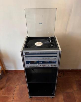 Stereo Vintage IRRADIO con Giradischi, Radio e...