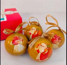 Thun - 4 palline di natale oro