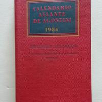 Calendario atlante De Agostini 1954
