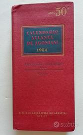 Calendario atlante De Agostini 1954