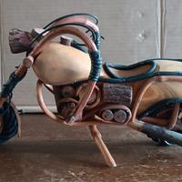 Motocicletta Harley Davidson Artigianale in legno 