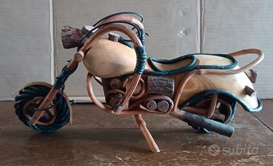 Motocicletta Harley Davidson Artigianale in legno 