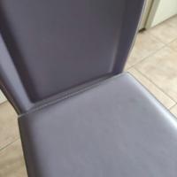 sedie moderne color viola