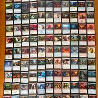 Lotto 110 carte Magic The Gathering.