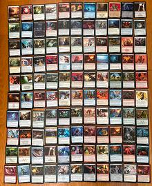 Lotto 110 carte Magic The Gathering.