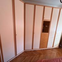 Armadio legno listellare con cabina