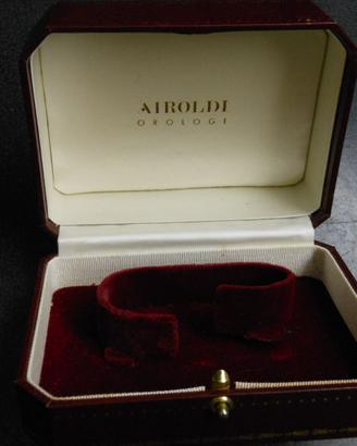 AIROLDI SCATOLA PORTA OROLOGIO vintage WBX70