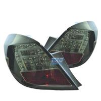 FANALI OPEL CORSA D 06-14 A LED SFONDO NERO AFFUMI