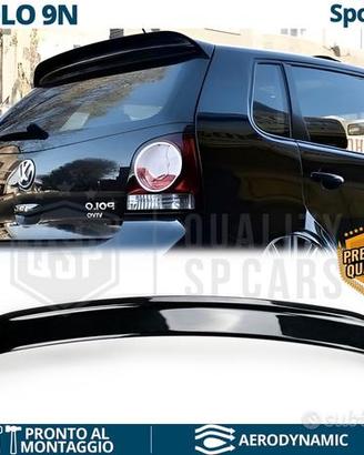 SPOILER Posteriore per VW POLO 4 9N Alettone NERO