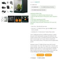 Kit growbox marshydro + accessori