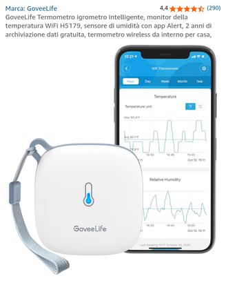 GoveeLife Termometro Igrometro WiFi H5179