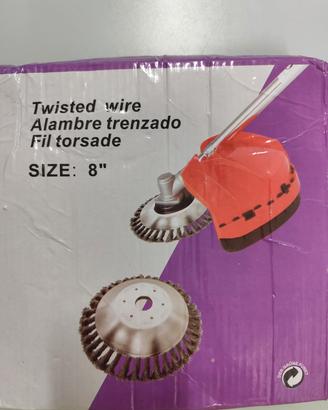 Decespugliatore Testina Filo D'acciaio Size 8"