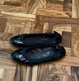 Ballerine originali Chanel burgundy