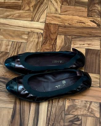 Ballerine originali Chanel burgundy