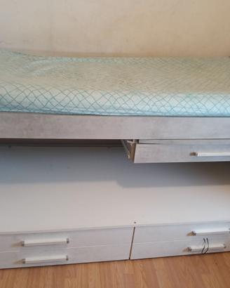 Struttura Letto a Soppalco Basso modelo Spring.