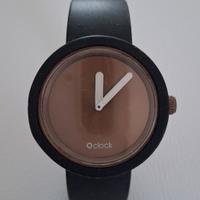 Orologio O Clock bronzo e nero 