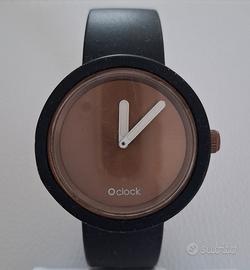 Orologio O Clock bronzo e nero 