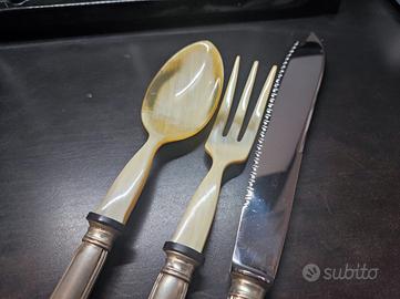 Set posate di servizio in argento