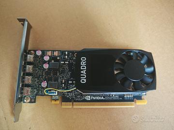 NVIDIA Quadro p1000 4gb profilo alto