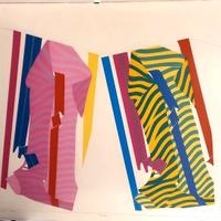 Serigrafia a colori su carta di Umberto Buscioni.