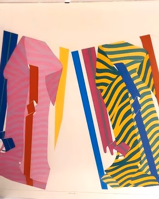 Serigrafia a colori su carta di Umberto Buscioni.