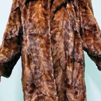 PELLICCIA CAPPOTTO VISONE DONNA TG. 50-52-54