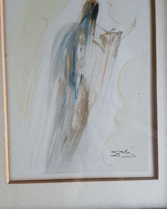 xilografia "L'arrivo nell'Empireo" Salvador Dalí
