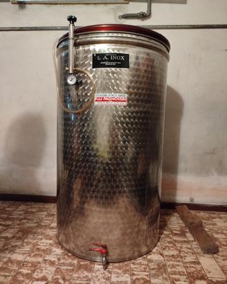 Cisterna acciaio per vino