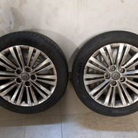 4 CERCHI IN LEGA ORIGINALI OPEL CON GOMME ESTIVE