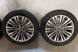 4 CERCHI IN LEGA ORIGINALI OPEL CON GOMME ESTIVE