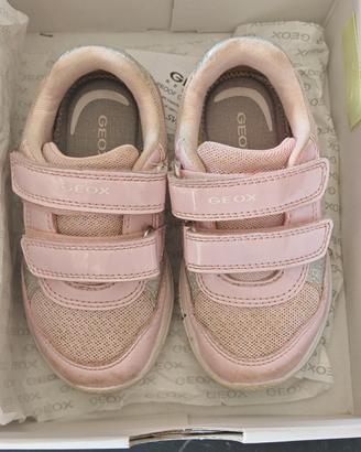 Scarpe Geox Bambina n. 23 - Rosa e Argento