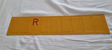 Targa Ripetitrice In Alluminio Catarifrangente Per Rimorchi E Carrelli - Personalizzata - Foto 8