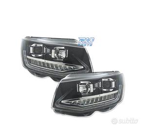 FARI VOLKSWAGEN VW T6 15-19 DRL NERI CON FRECCIA L