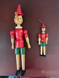 Bambole in legno pinocchio