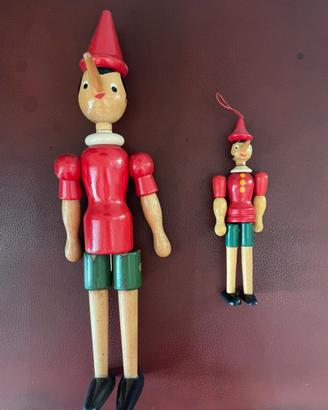 Bambole in legno pinocchio