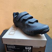 scarpe mtb gravel giro ranger nera tg. 45