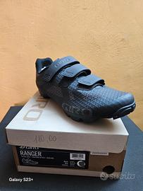 scarpe mtb gravel giro ranger nera tg. 45