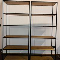 2 librerie in metallo 6 scaffali Amazon Basics