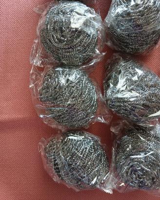 stock 15 pagliette in acciaii inox.nuove