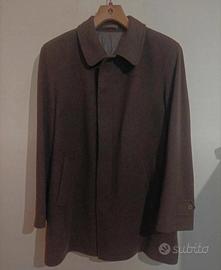 Cappotto Vintage marrone taglia 50 Made in Italy 